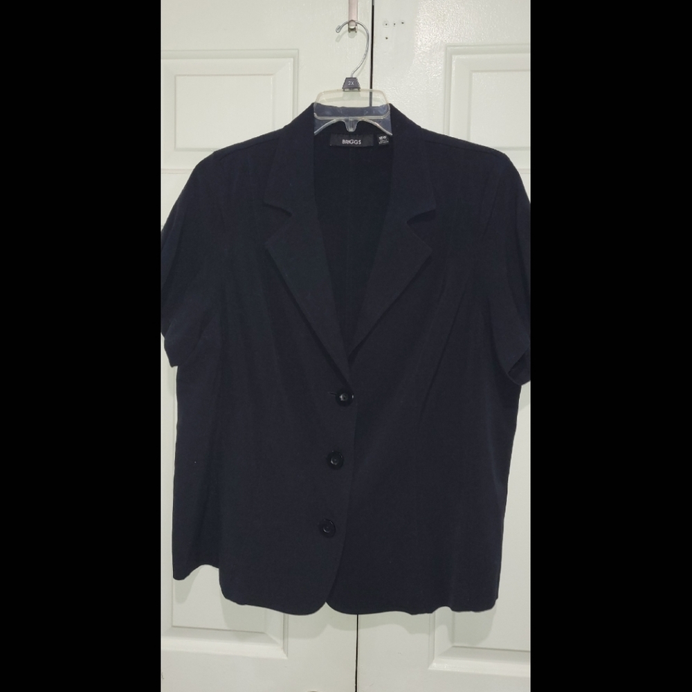 Briggs Women's Short Sleeve Shirt Top Blouse